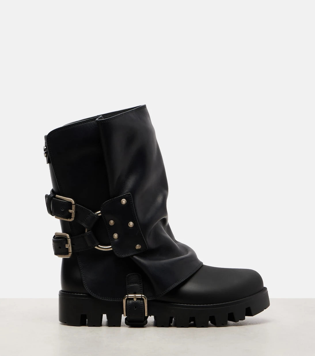 Dolce&Gabbana - Leather biker boots