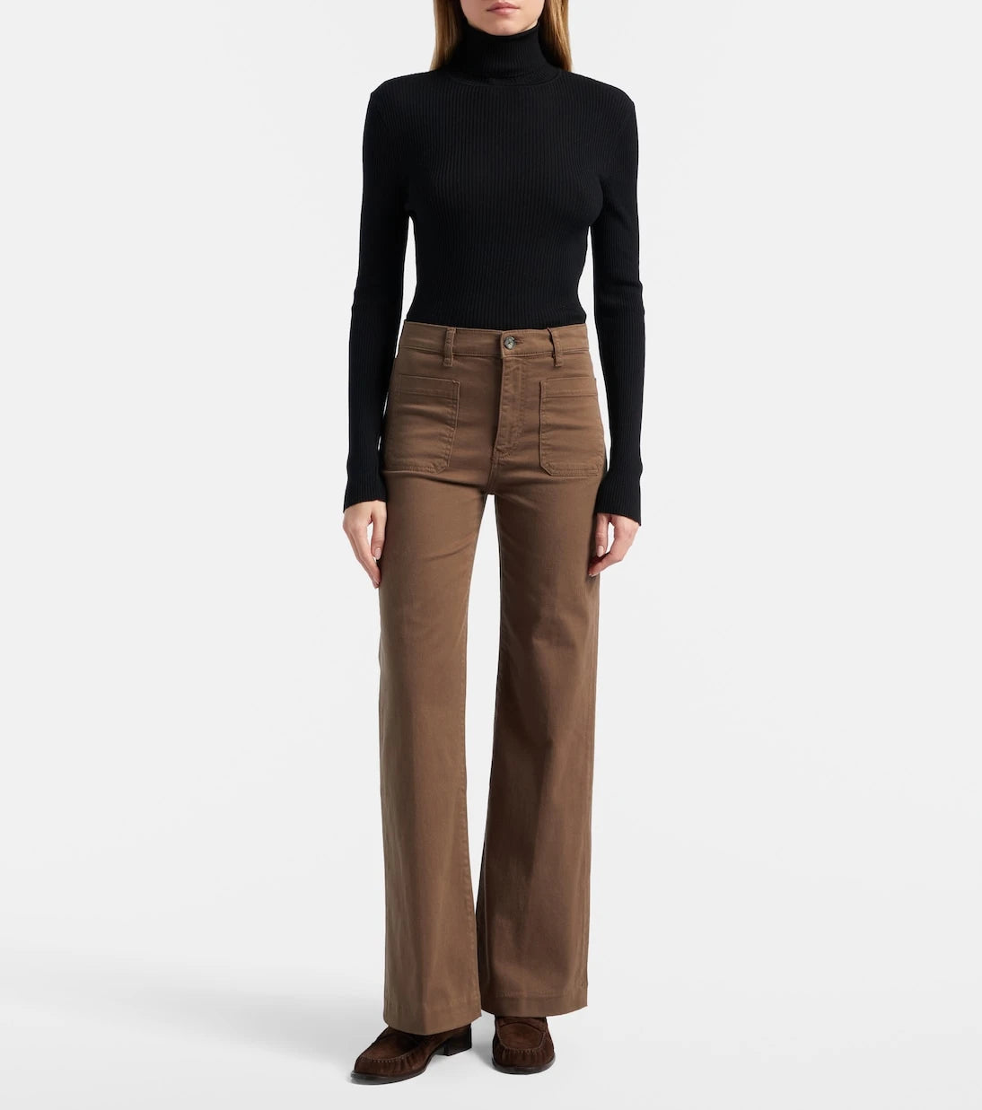Frame - Refined wide-leg jeans