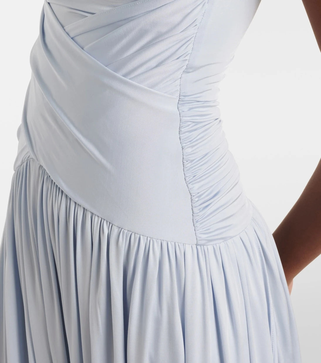 Self-Portrait - Draped midi dress