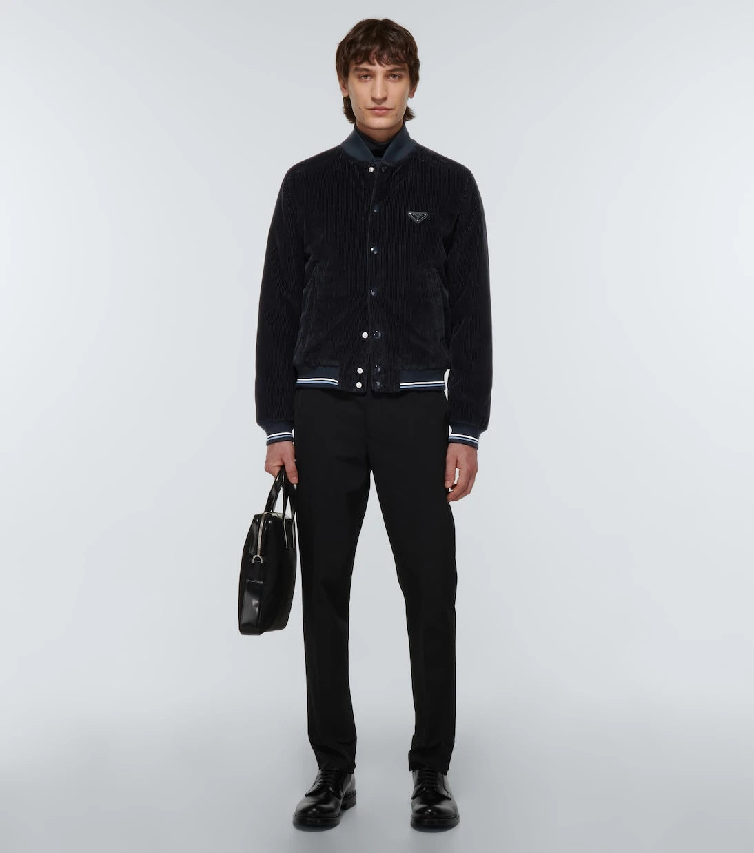 Prada - Corduroy bomber jacket