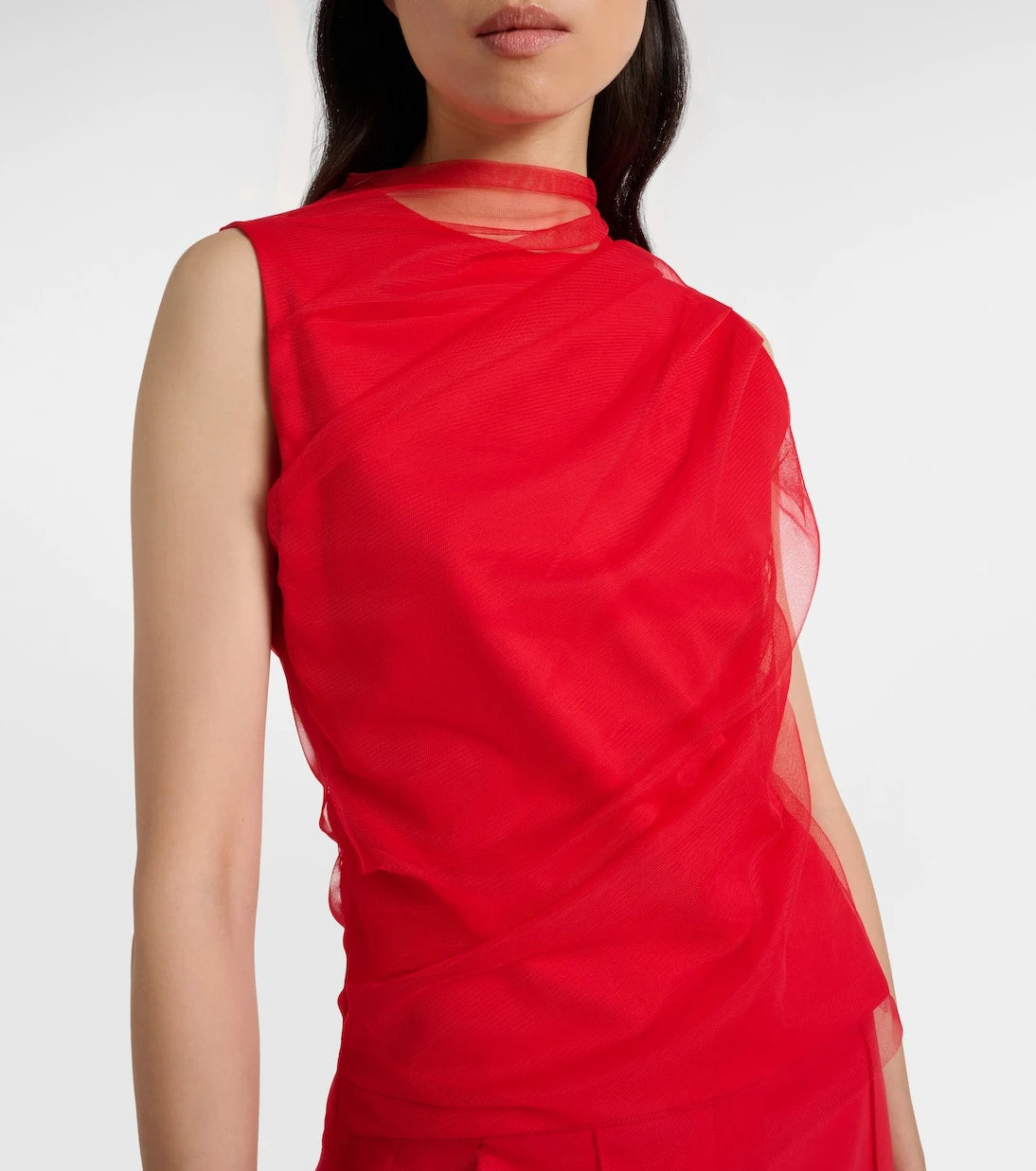 Dorothee Schumacher - Draped tulle top