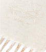 LOEWE White Bicolour Anagram Scarf