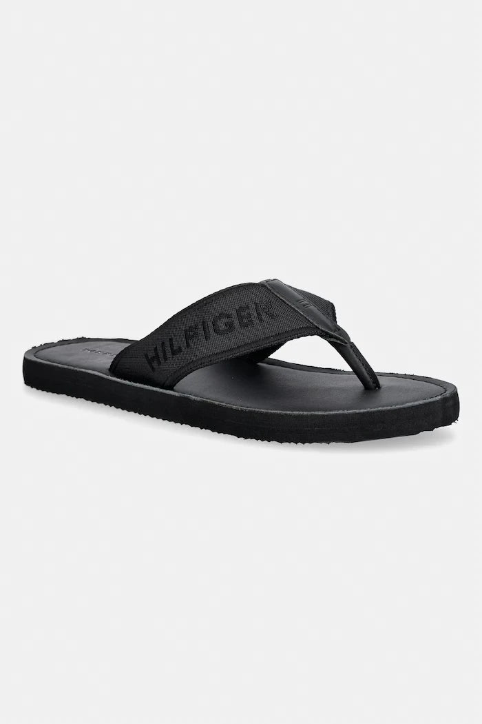 Tommy Hilfiger Erkek Parmak Arası Terlik HILFIGER LEATHER BEACH SANDAL
