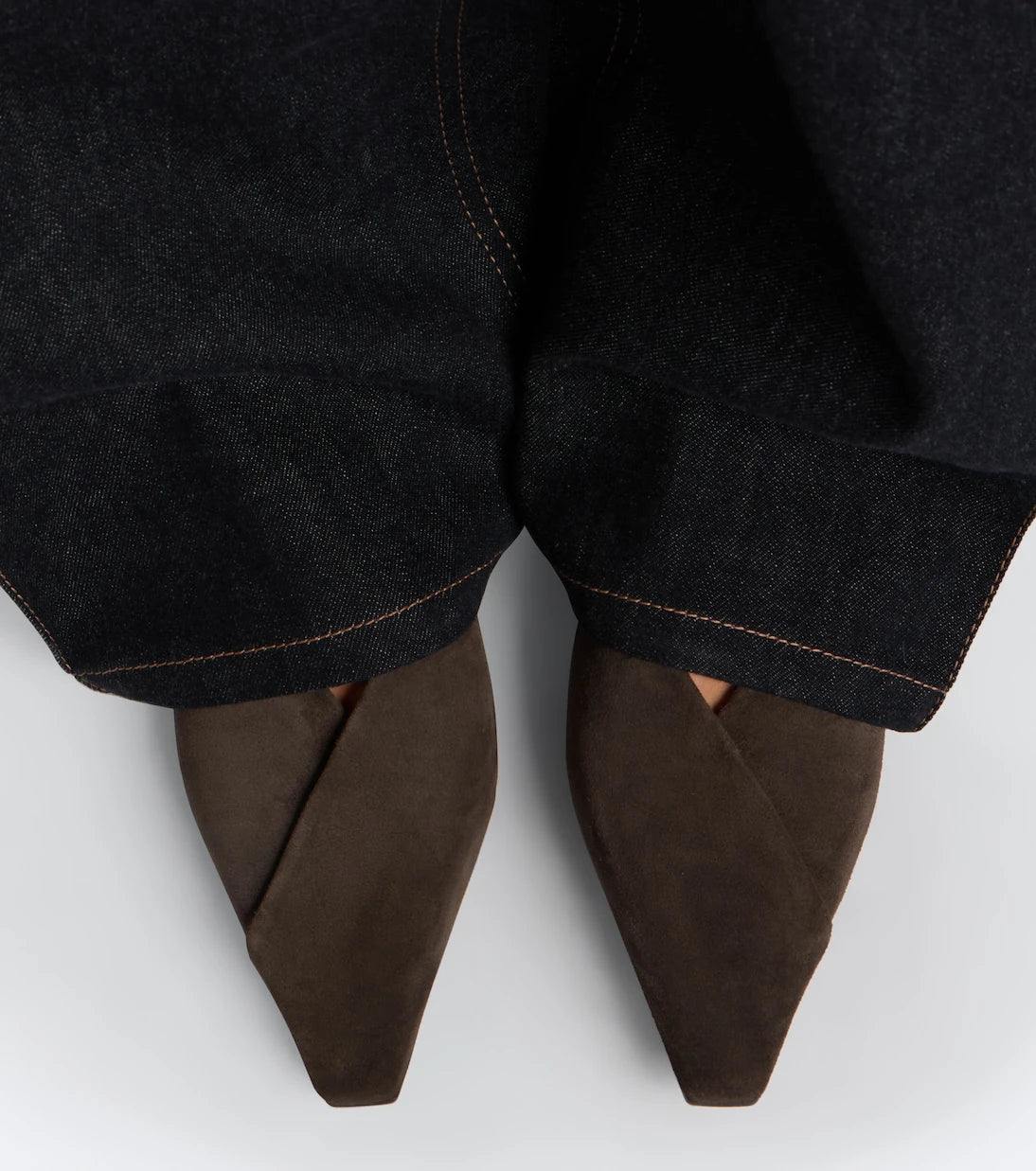 Brunello Cucinelli - Suede ballet flats