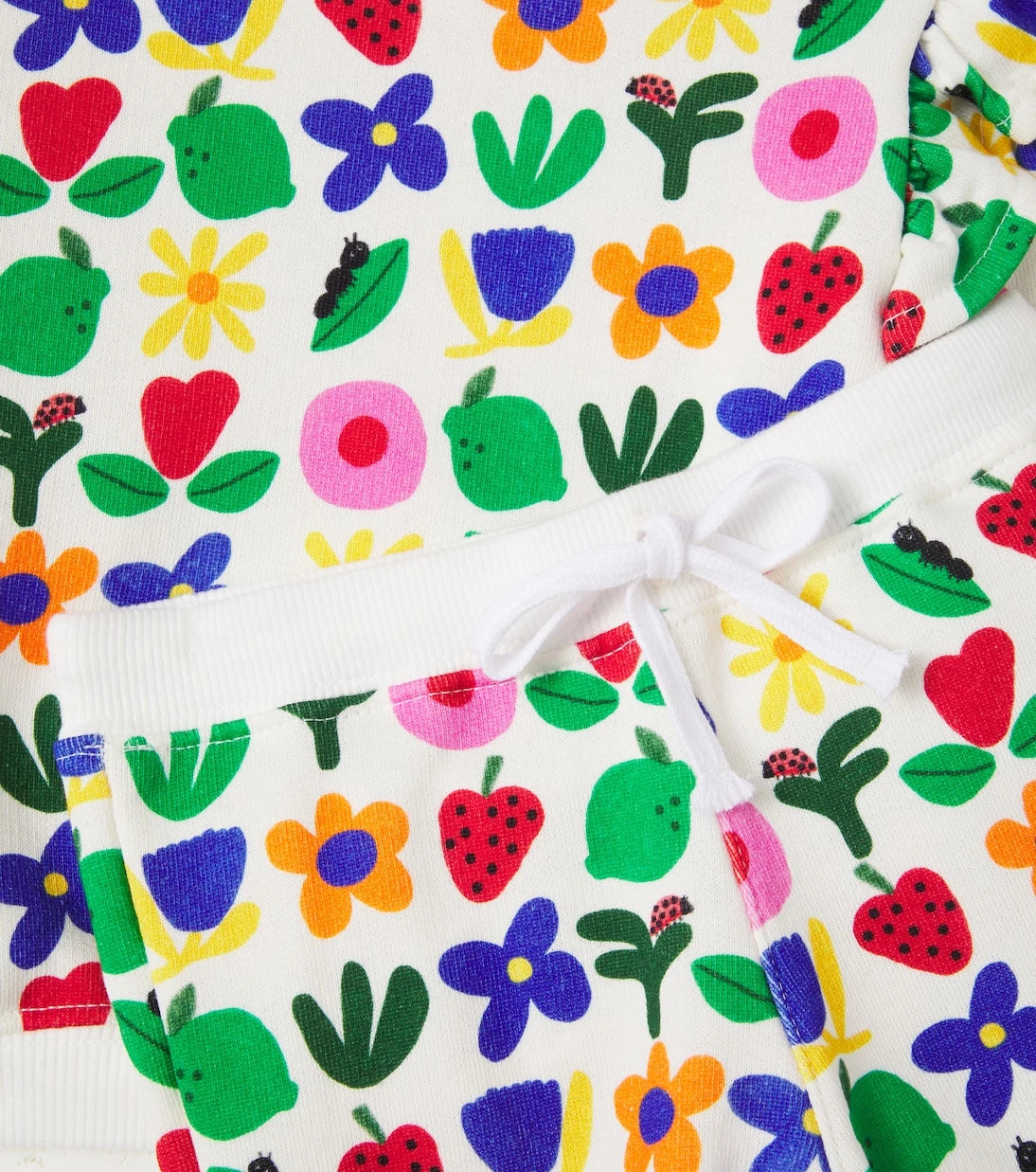 Fábula - Baby printed cotton-blend sweatshirt and sweatpants set