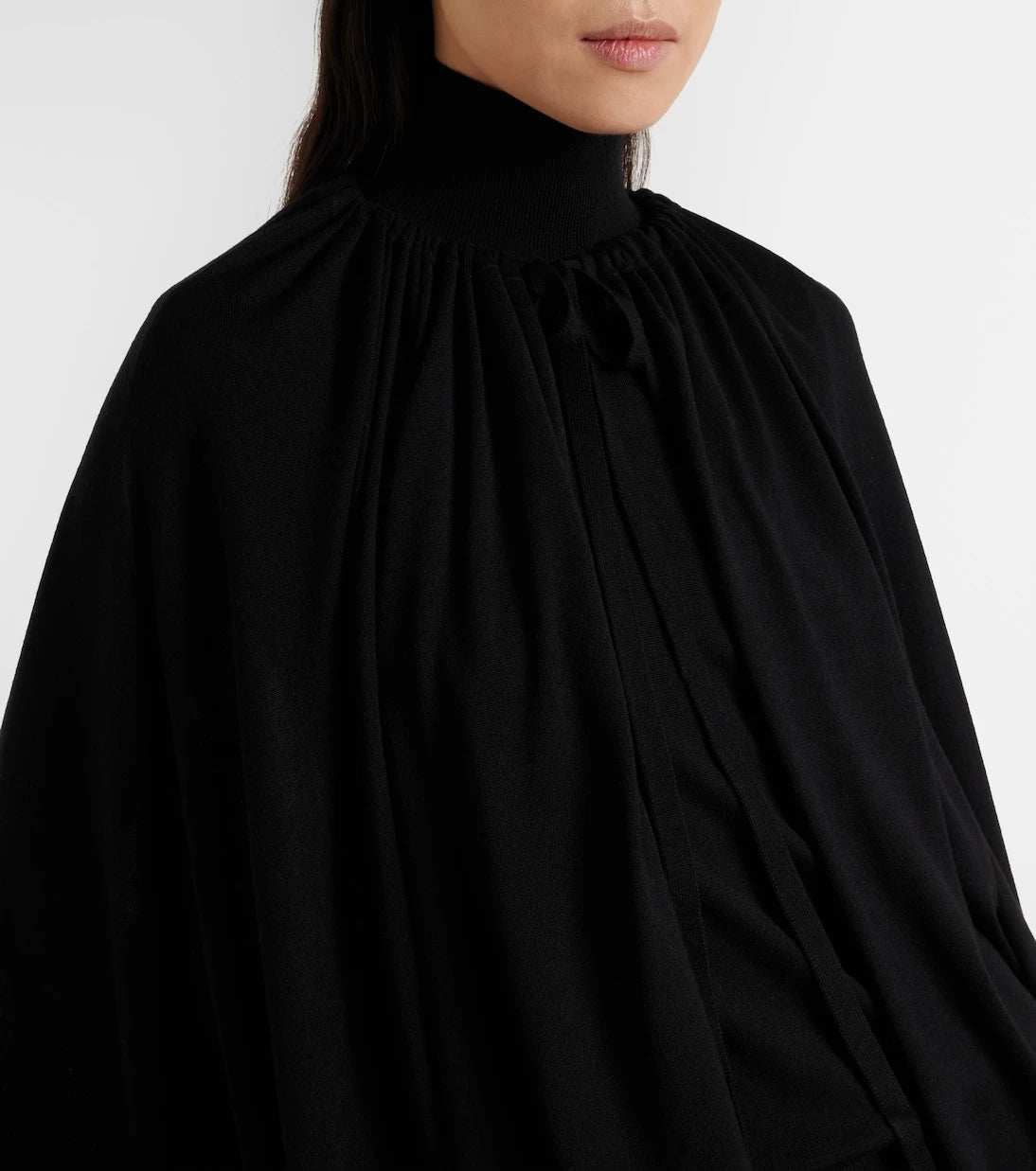 Toteme - Wool and silk jersey cape