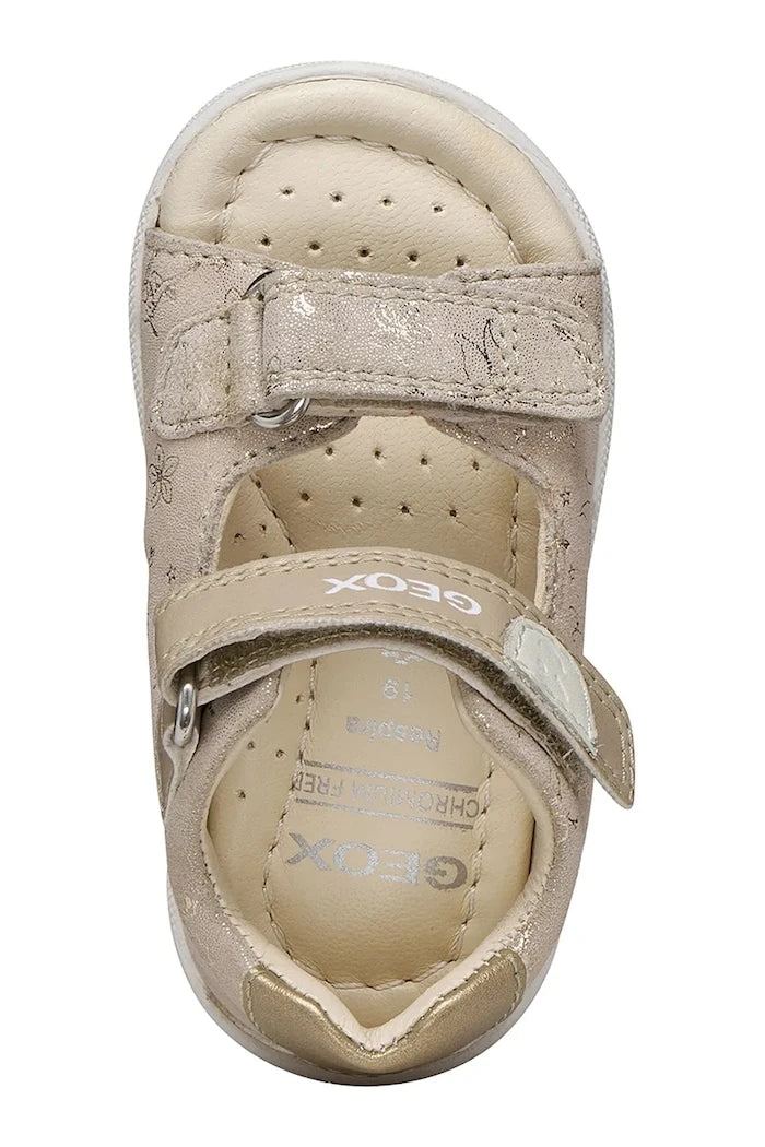 Geox сандали за деца от кожа SANDAL MACCHIA