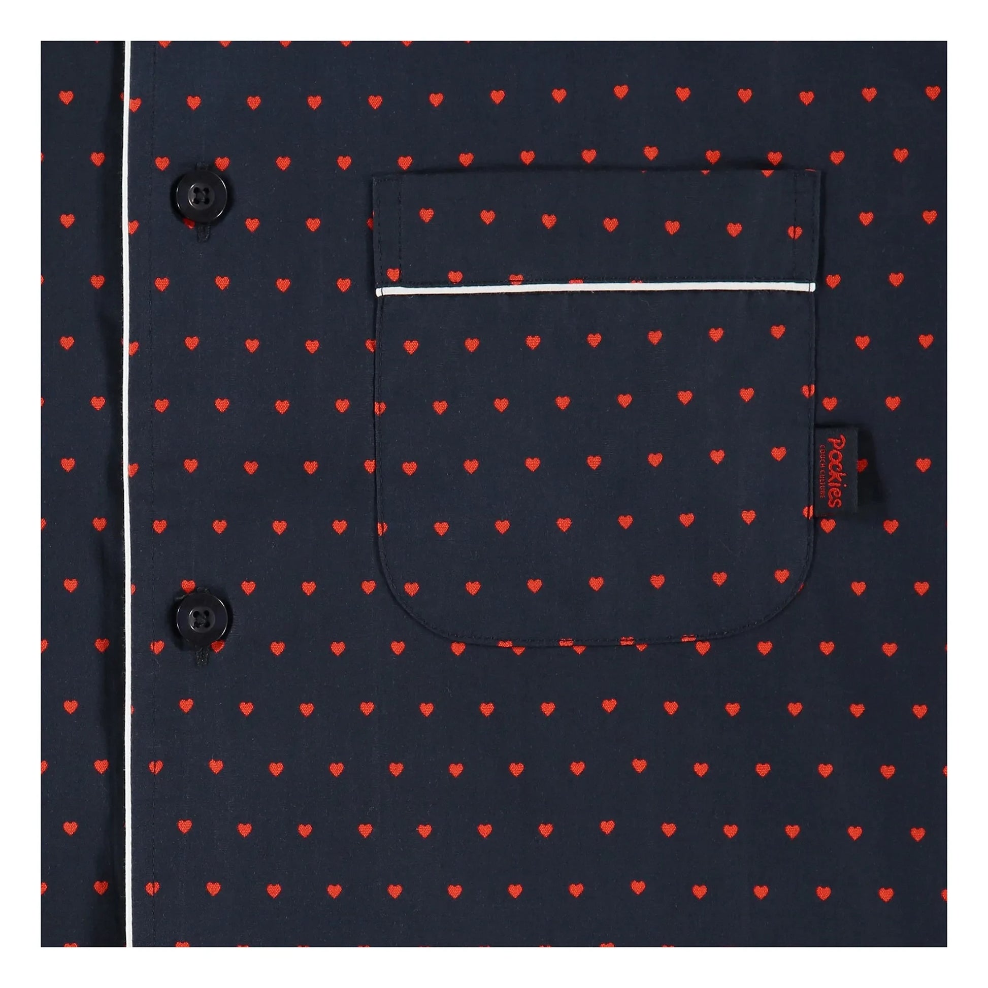 Pockies - Luv Pyjama Shirt | Navy blue
