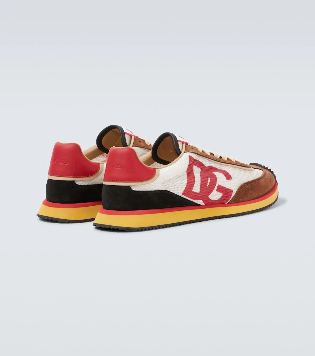 Dolce&Gabbana - حذاء سنيكرز DG Runner بحواف من جلد الشمواه