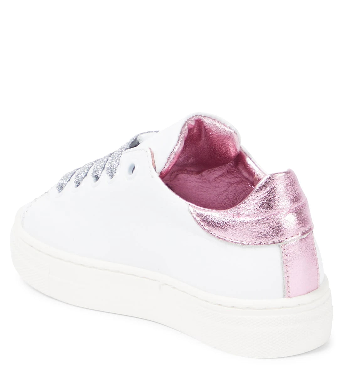 Moschino Kids - Logo leather sneakers