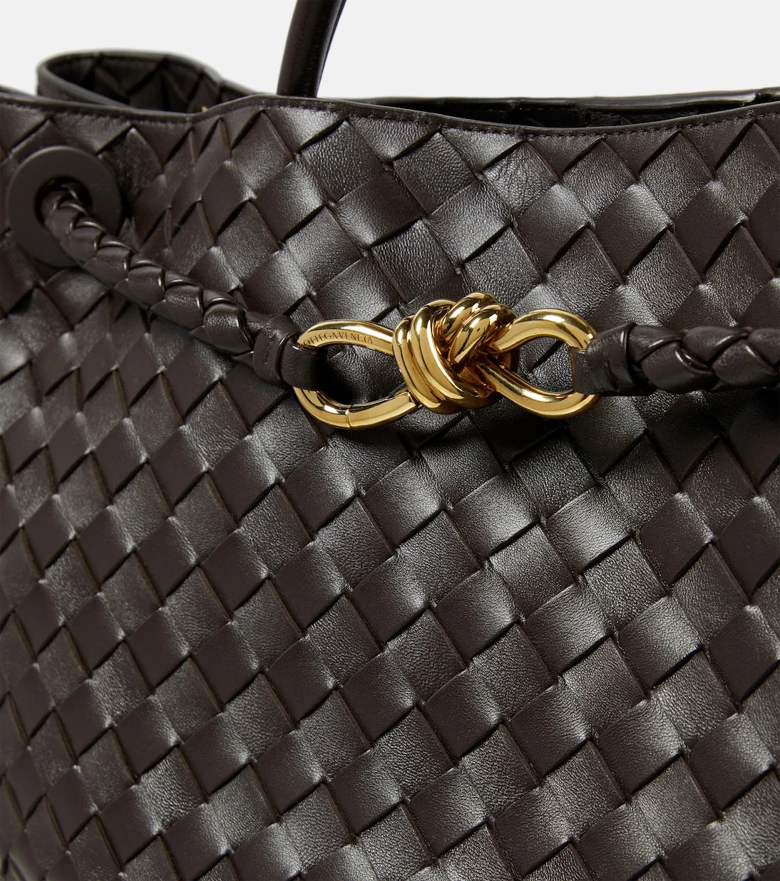 Bottega Veneta - حقيبة أنديامو الكبيرة من الجلد