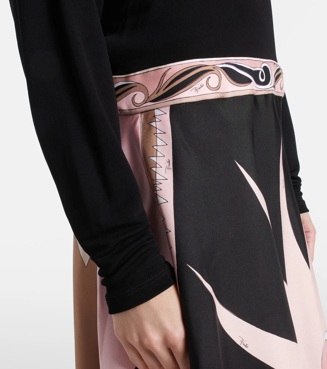 Pucci - Stella knitted silk-blend midi dress