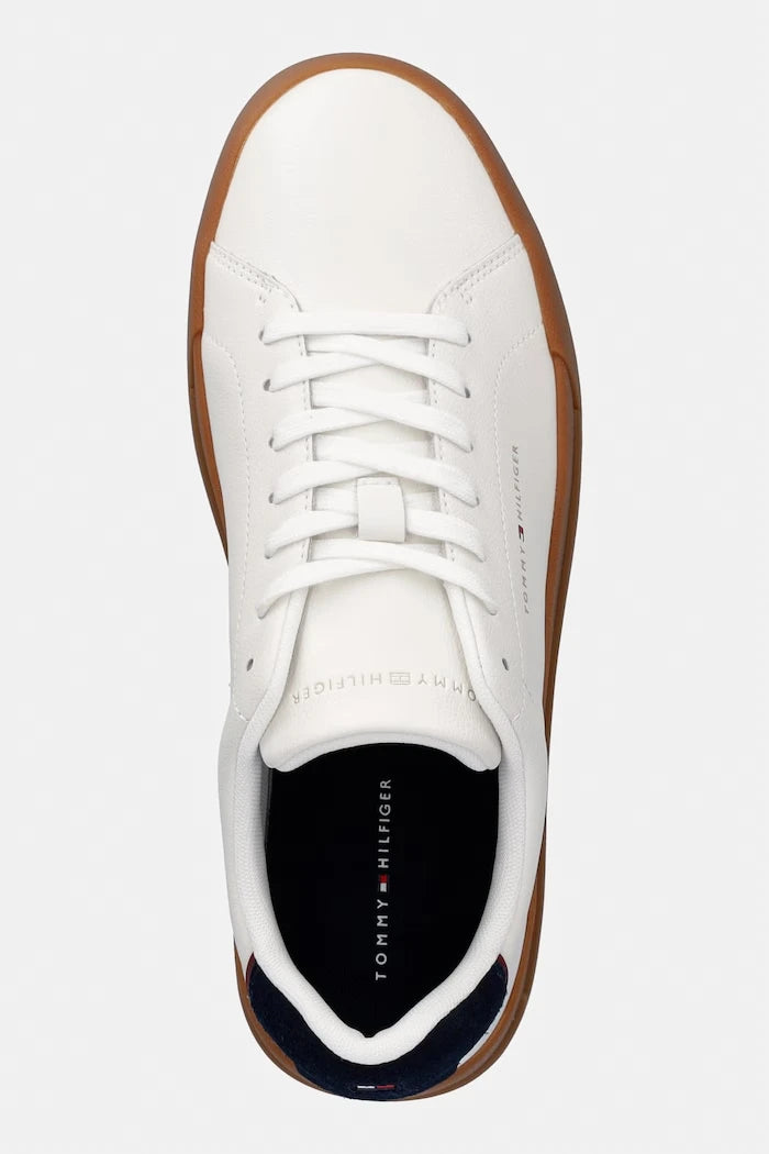 Tommy Hilfiger TH COURT LTH DETAIL Erkek Deri Spor Ayakkabı
