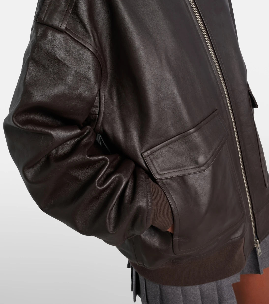The Frankie Shop - Viper leather jacket
