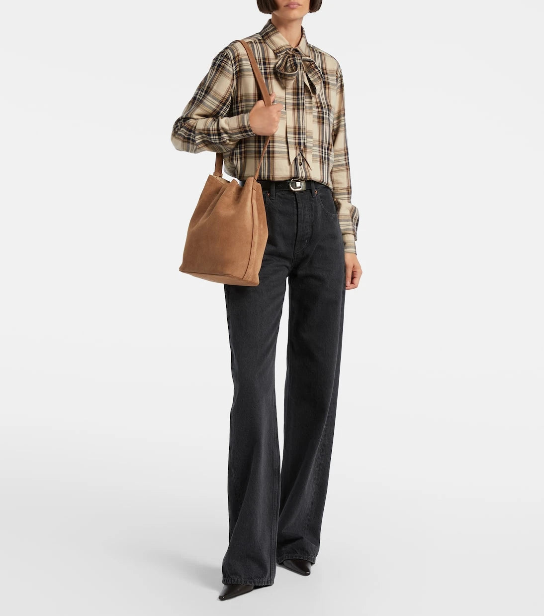 Aesther Ekme - Marin Medium suede shoulder bag