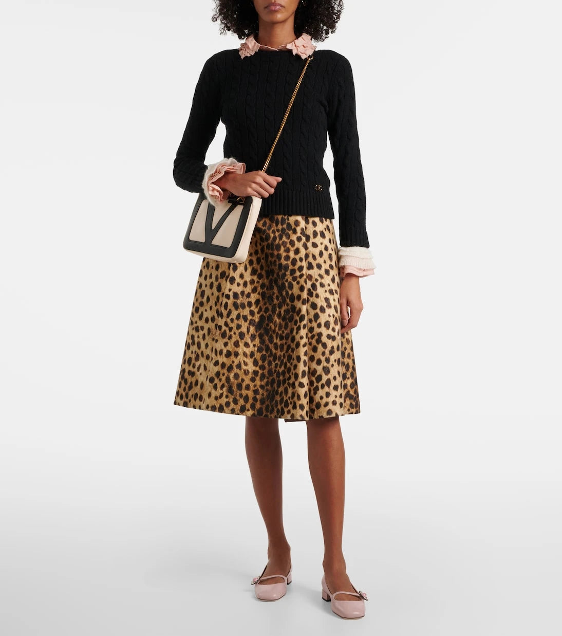 Valentino Garavani - Preshoes leather Mary Jane flats