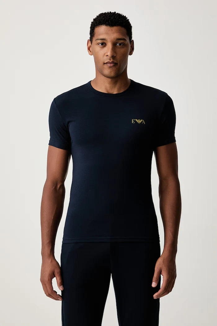 Emporio Armani Underwear erkek pamuk ve elastan ev tişörtü