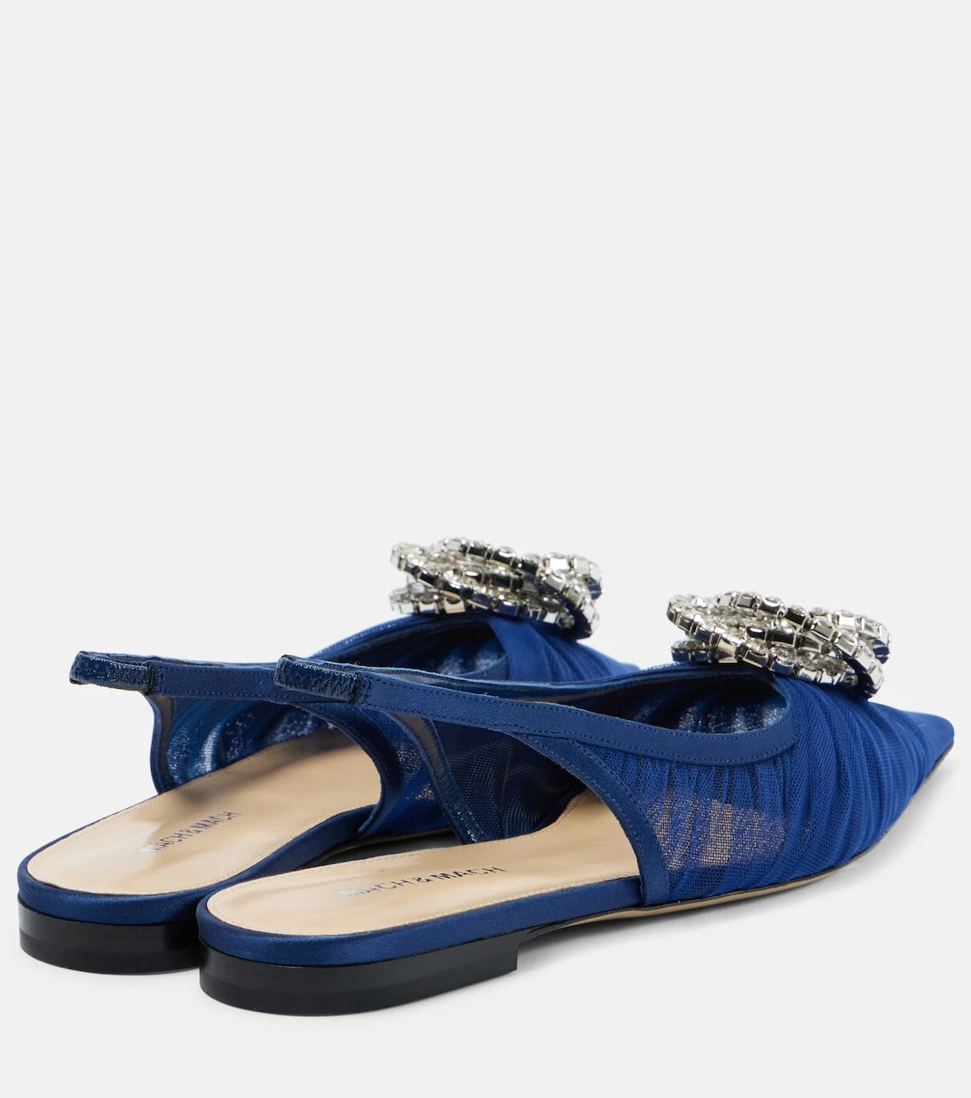 Mach & Mach - Galaxy embellished slingback flats