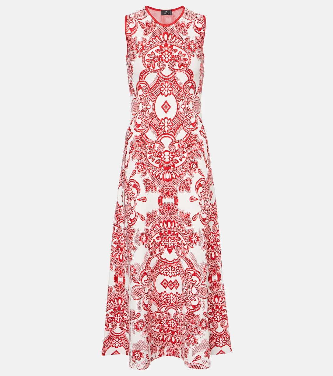 Etro - فستان ميدي جاكار