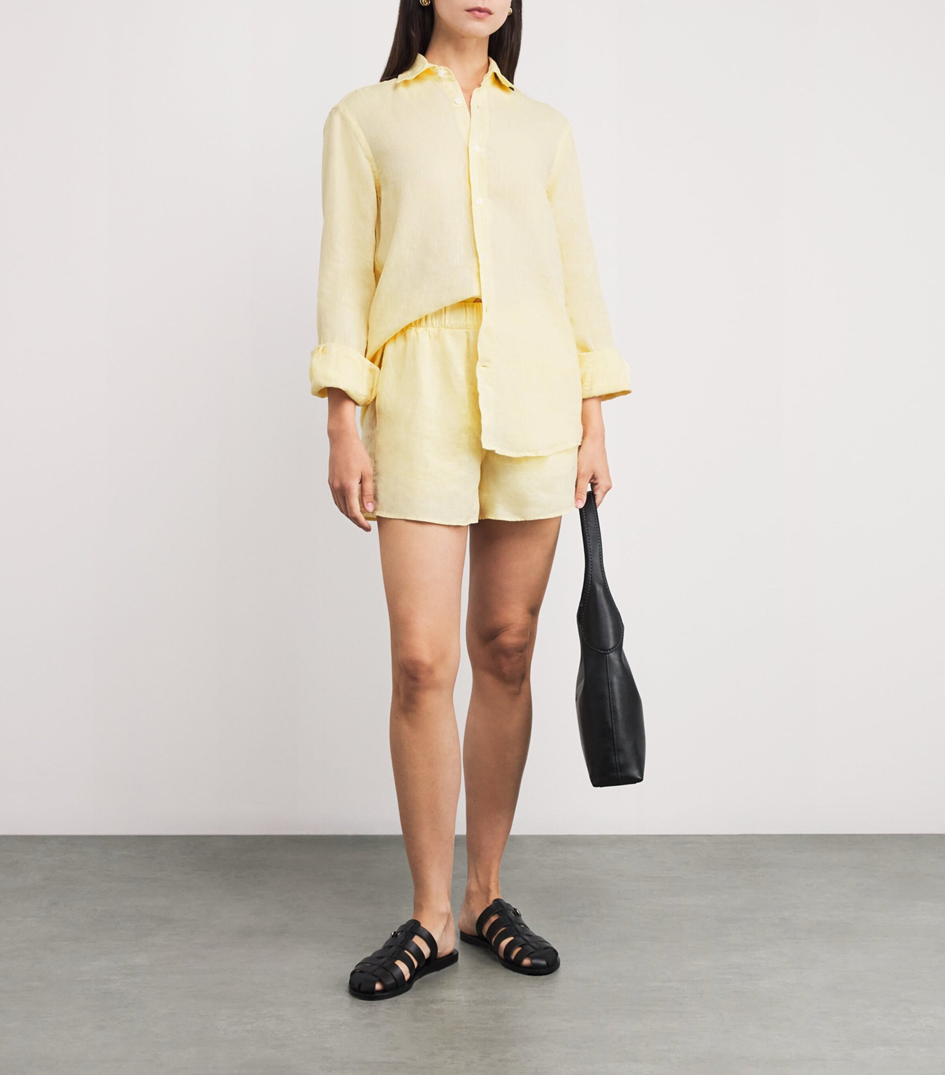 Yellow Linen The Boxer Shorts