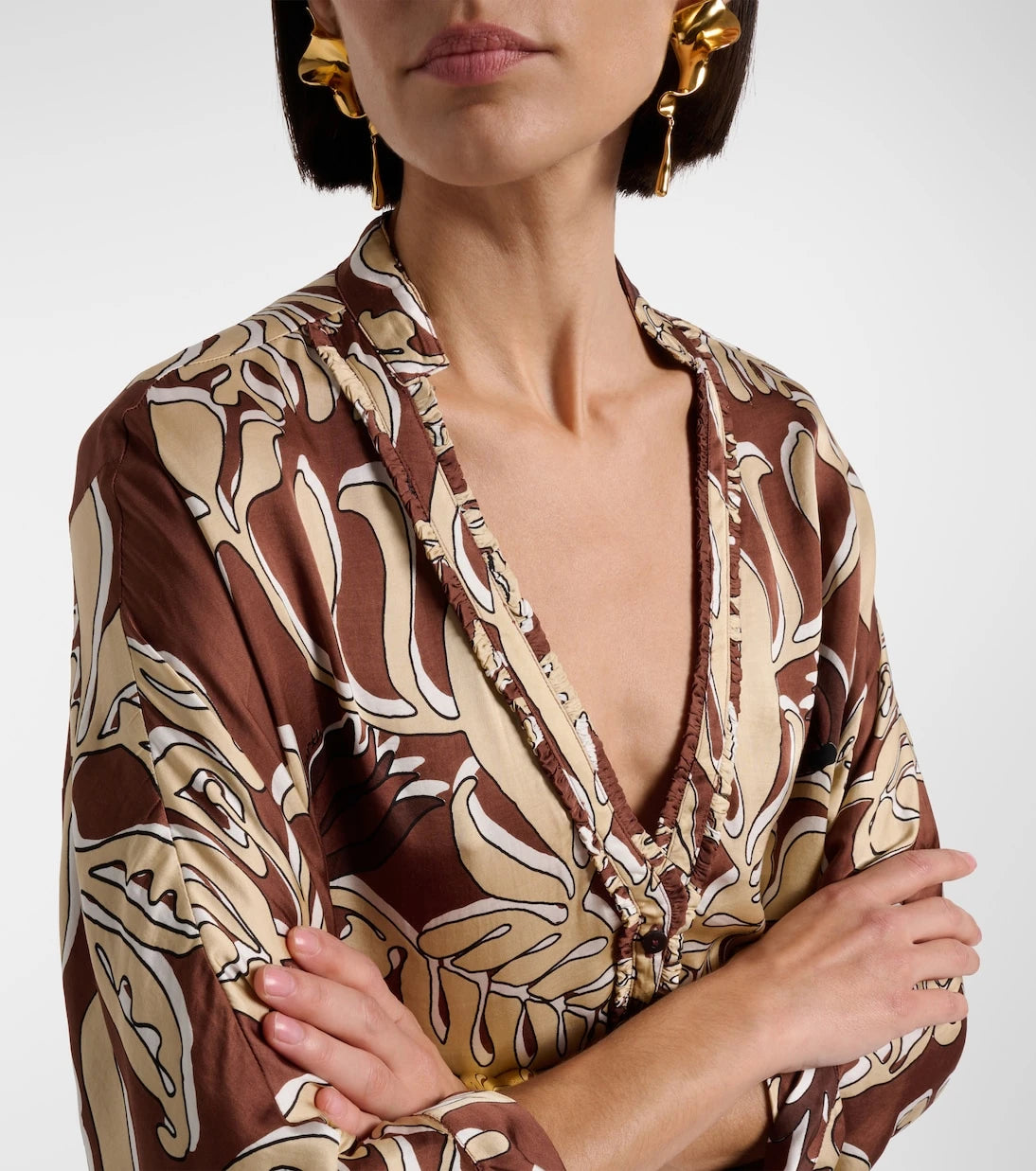 Poupette St Barth - Azia printed top