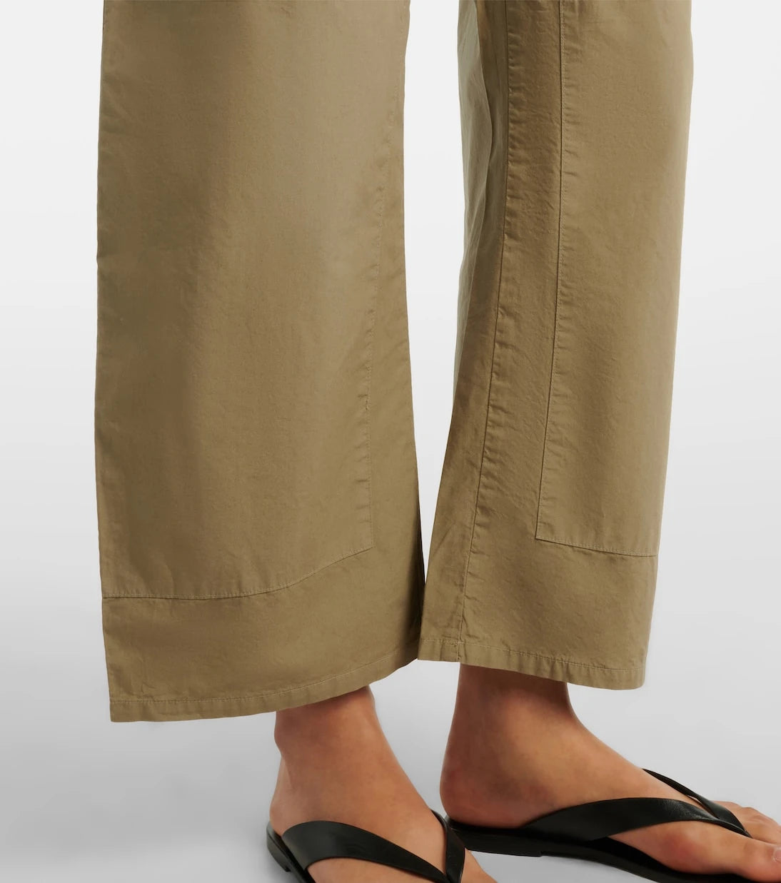 Leset - Kyoto cotton wide-leg pants