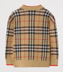 Burberry Kids Wool Check Cardigan (3-12 Years)