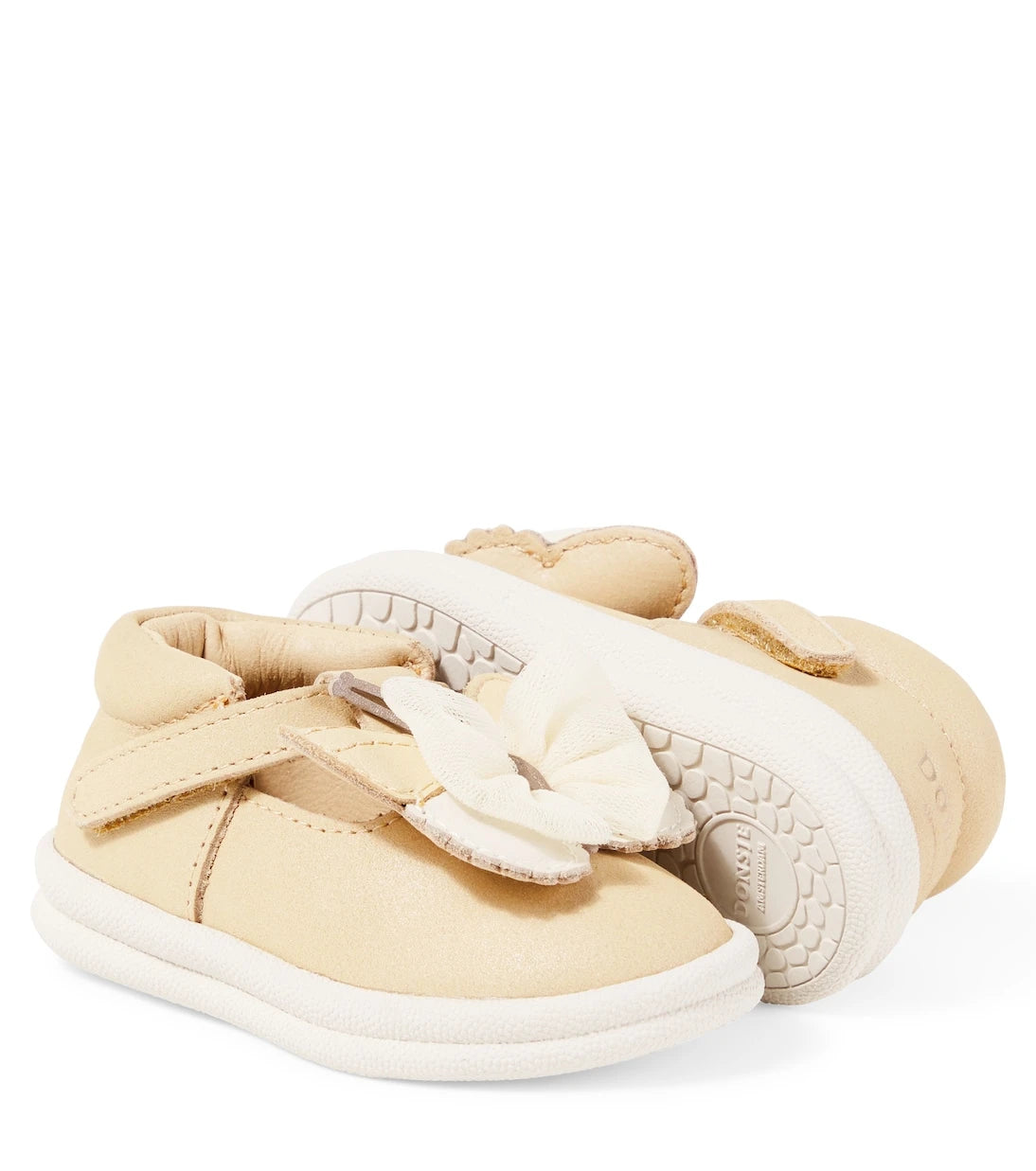 Donsje - Baby Vlindy metallic leather shoes