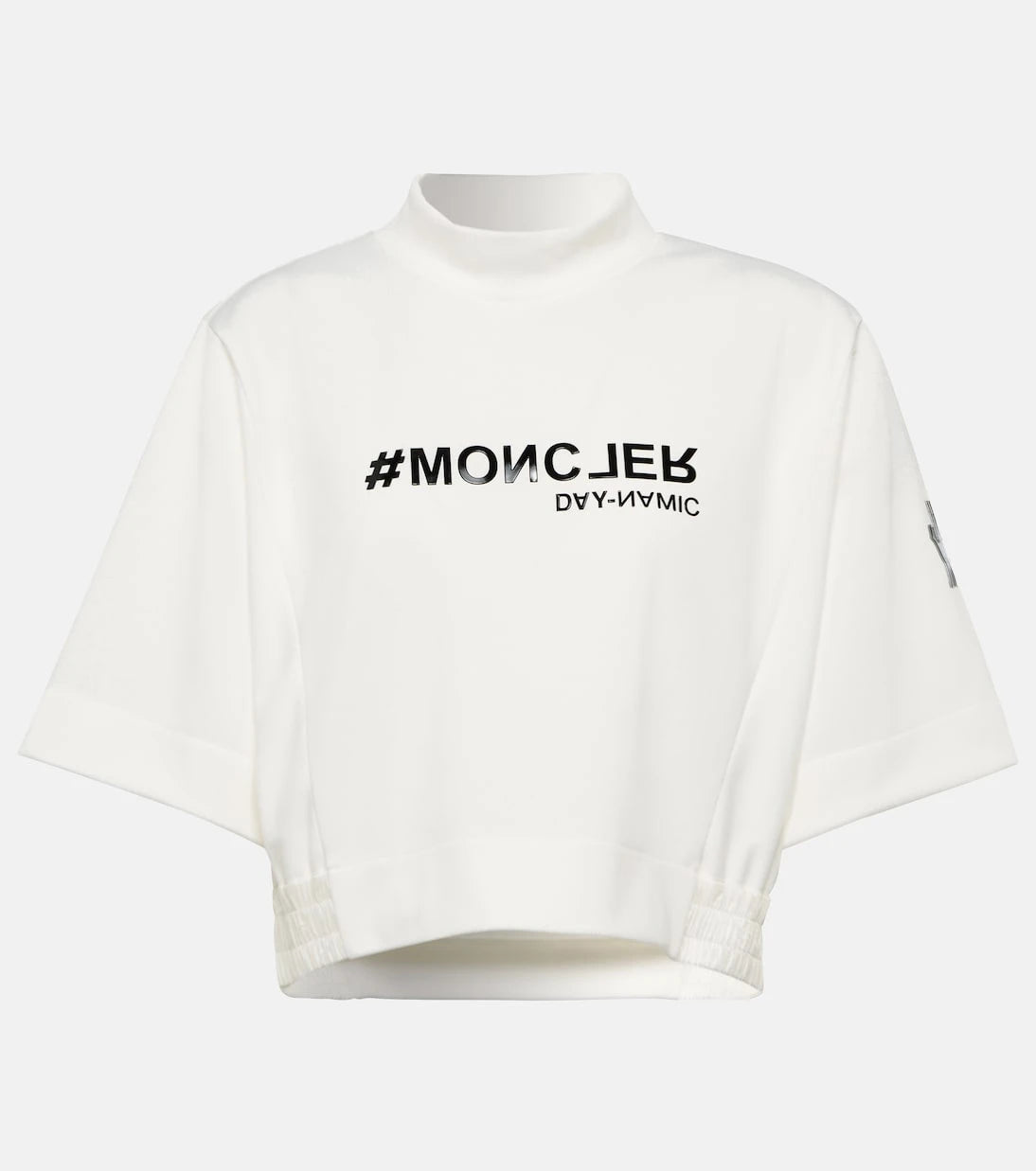 Moncler Grenoble - Printed cropped T-shirt