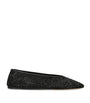 Le Monde Beryl Black Crystal-Embellished Luna Flats