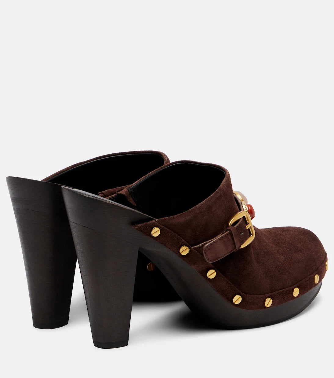 Veronica Beard - Giana embellished suede platform mules
