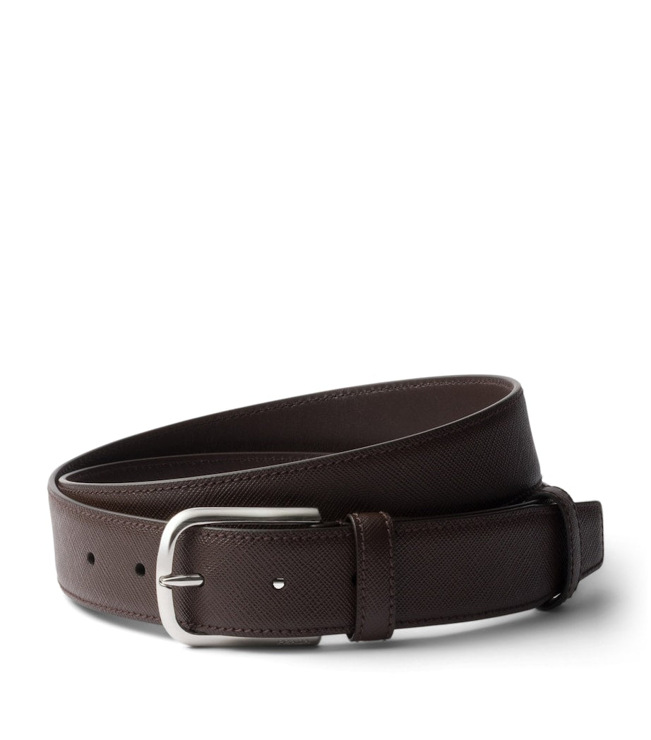 Prada Saffiano Leather Belt