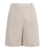 Eleventy x Harrods Linen Bermuda Shorts
