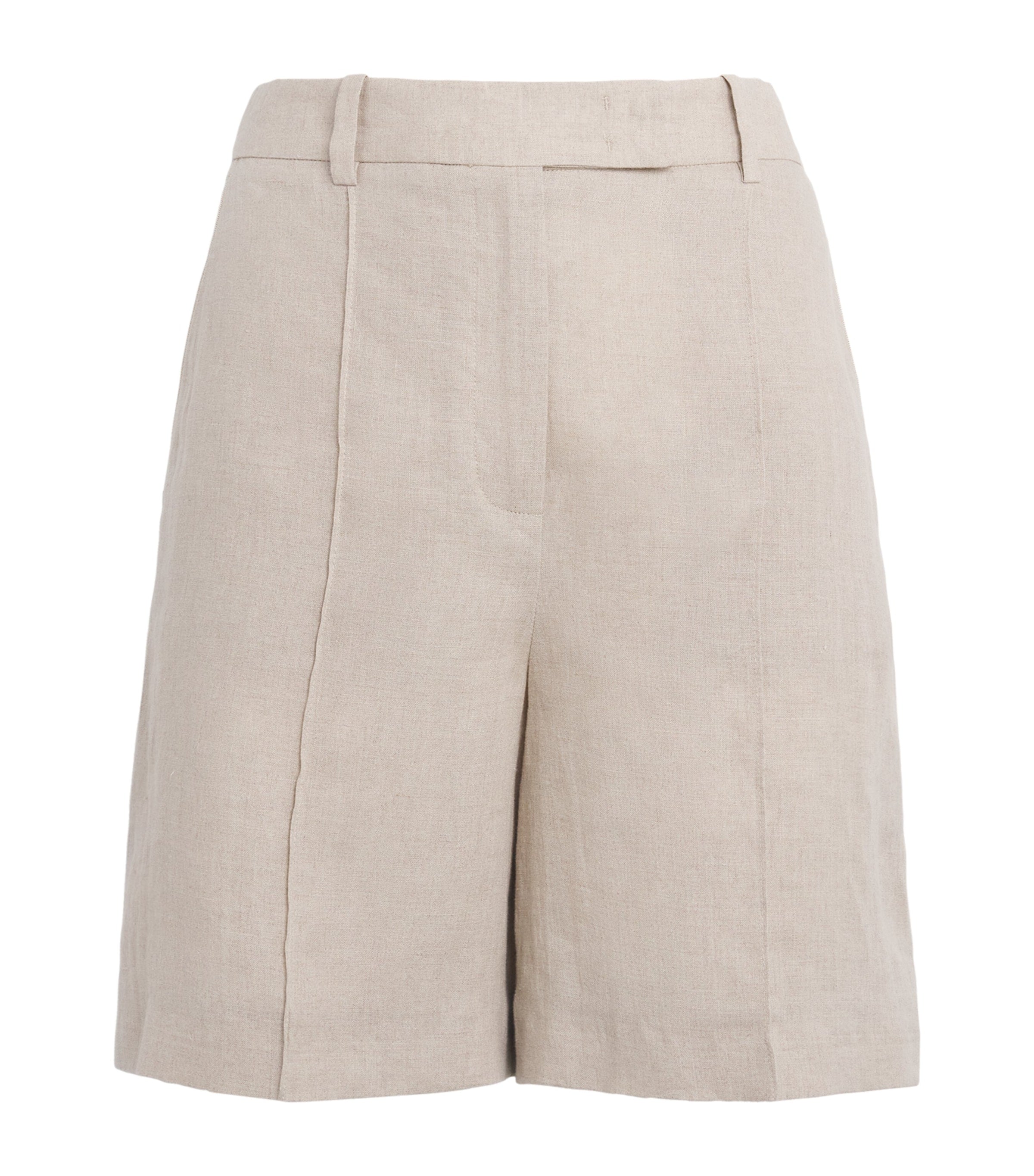 Eleventy x Harrods Linen Bermuda Shorts