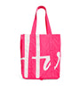 Pink Logo Pocket Shopper Bag