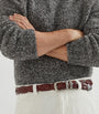 Brunello Cucinelli Leather Woven Belt