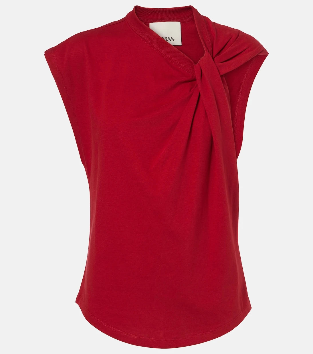 Isabel Marant - Naydagz draped cotton jersey top