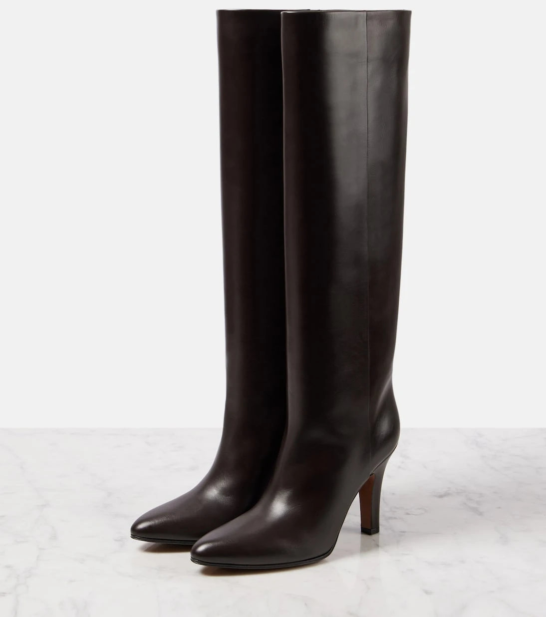The Row - Prudence leather knee-high boots