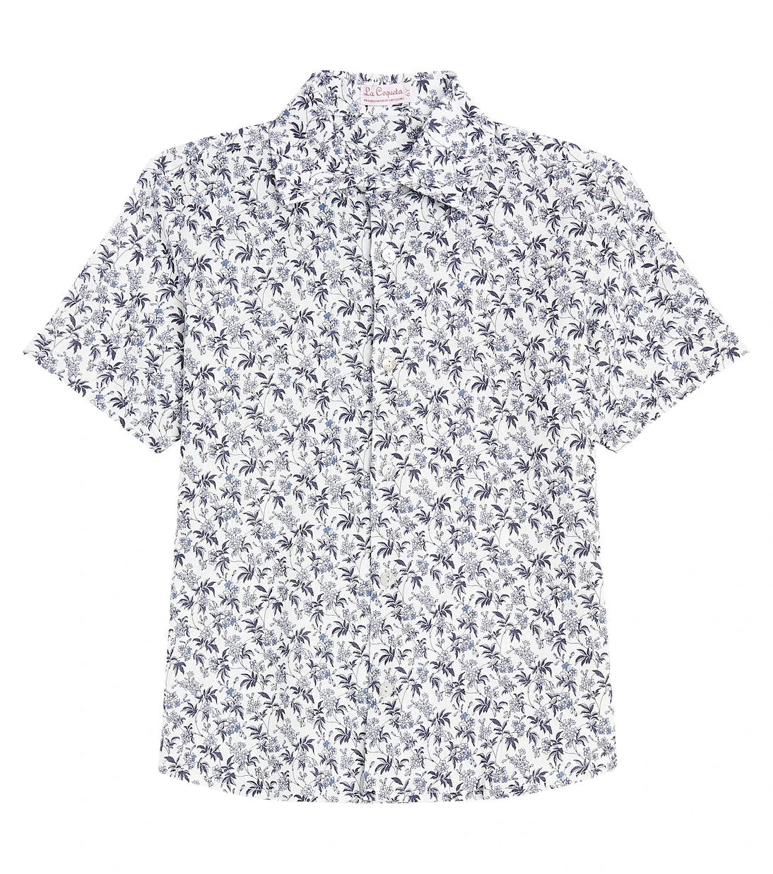La Coqueta - Francisco floral linen-blend shirt