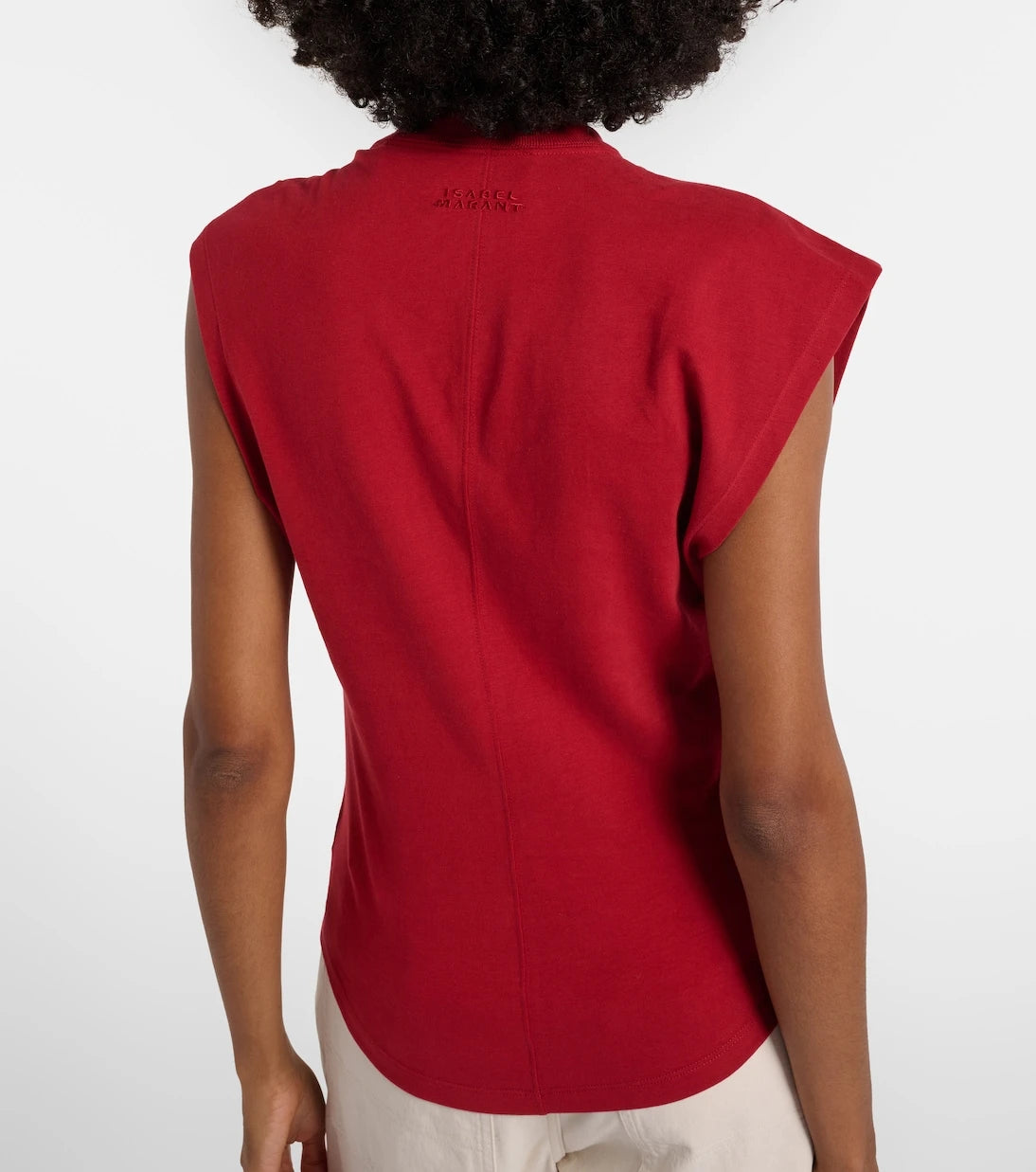 Isabel Marant - Naydagz draped cotton jersey top