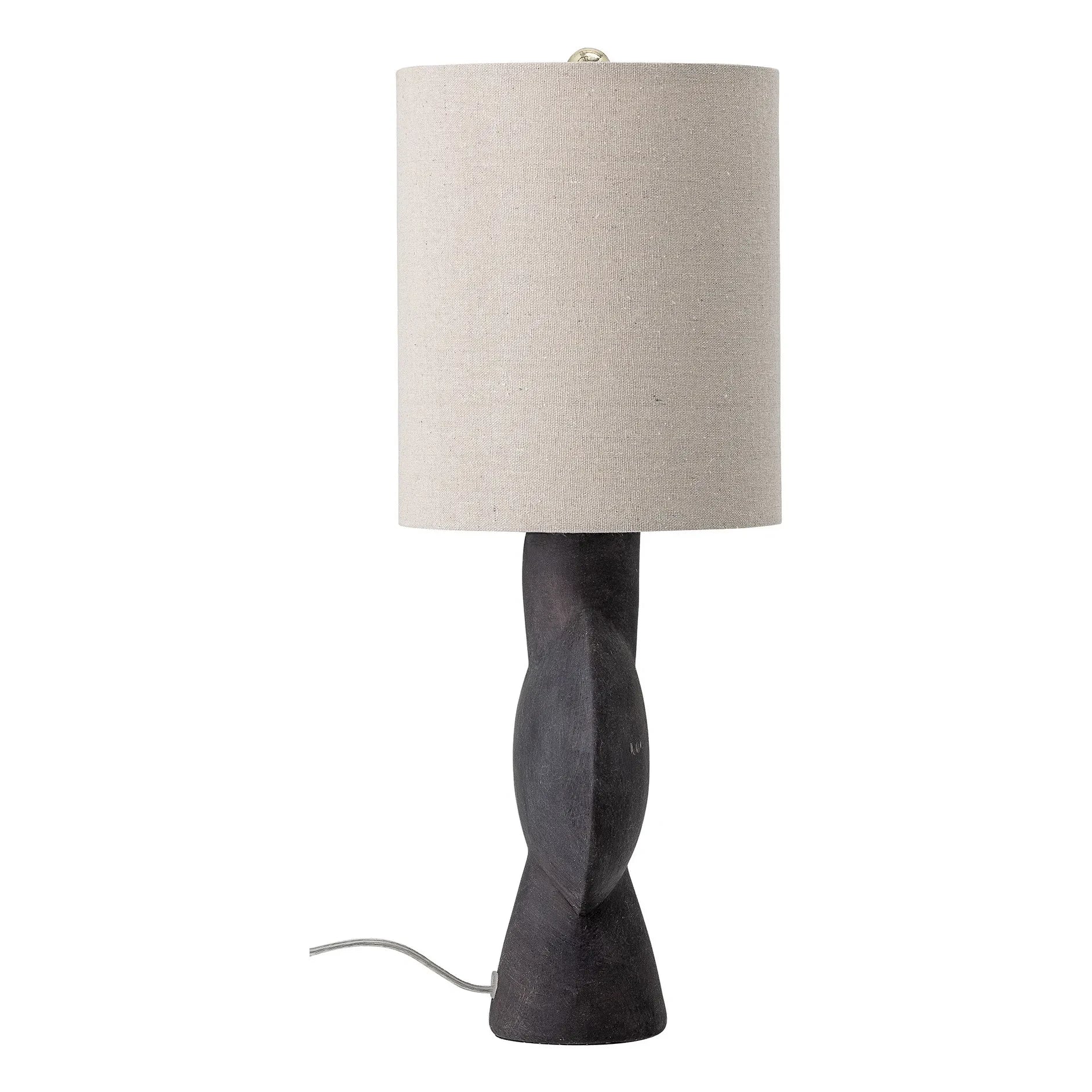 Bloomingville - Ceramic table lamp | Black