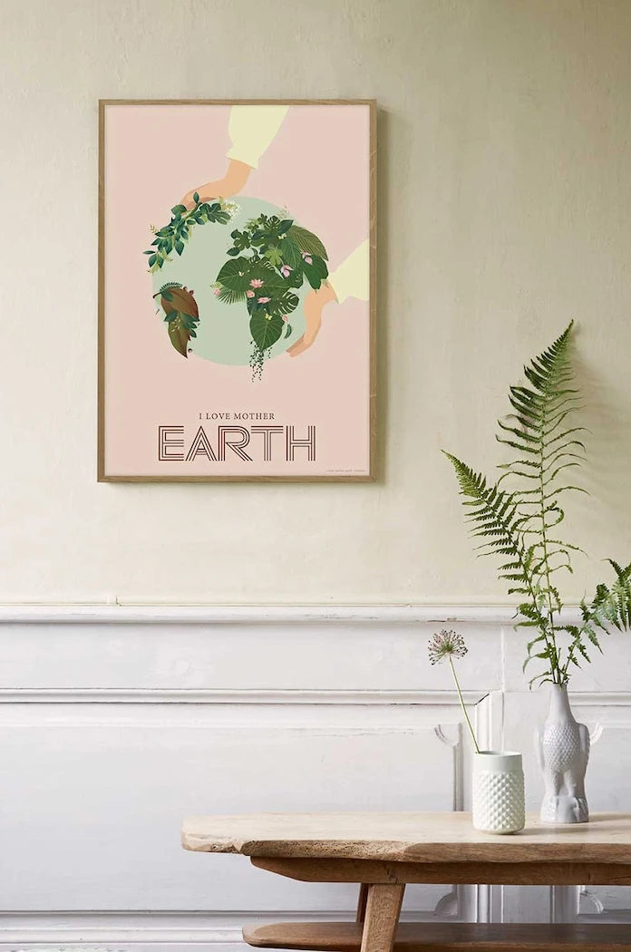 Vissevasse Постер I Love Mother Earth 50x70 cm