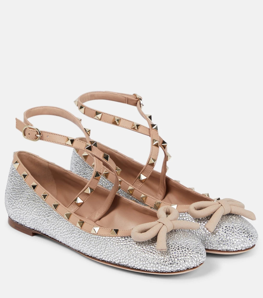 Valentino Garavani - Rockstud embellished ballet flats