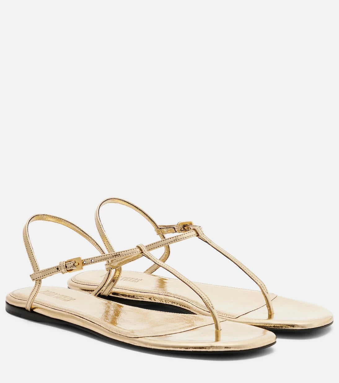 Paris Texas - Montecarlo metallic leather thong sandals