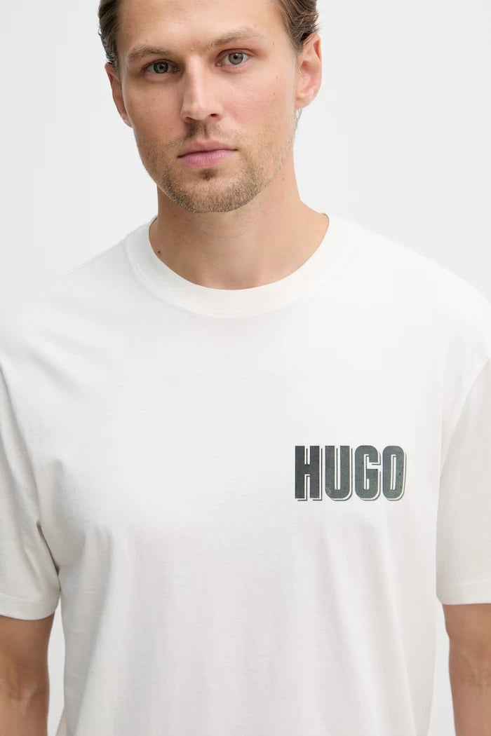HUGO erkek pamuklu Derlyns tişört