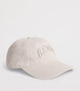 Beige Organic Canvas Baseball Cap