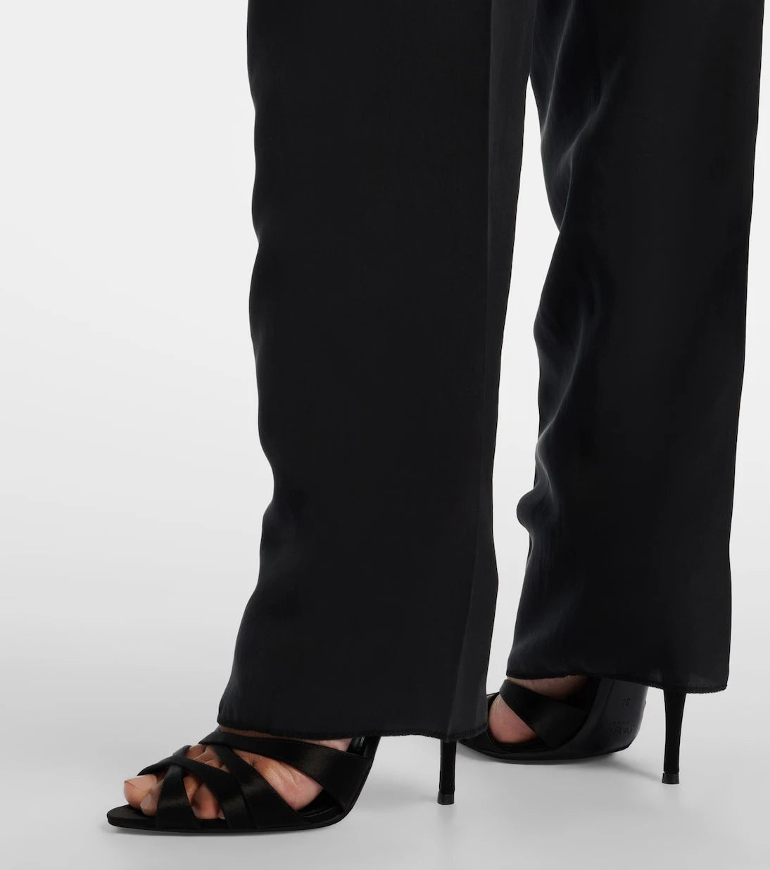 Saint Laurent - Satin sandals