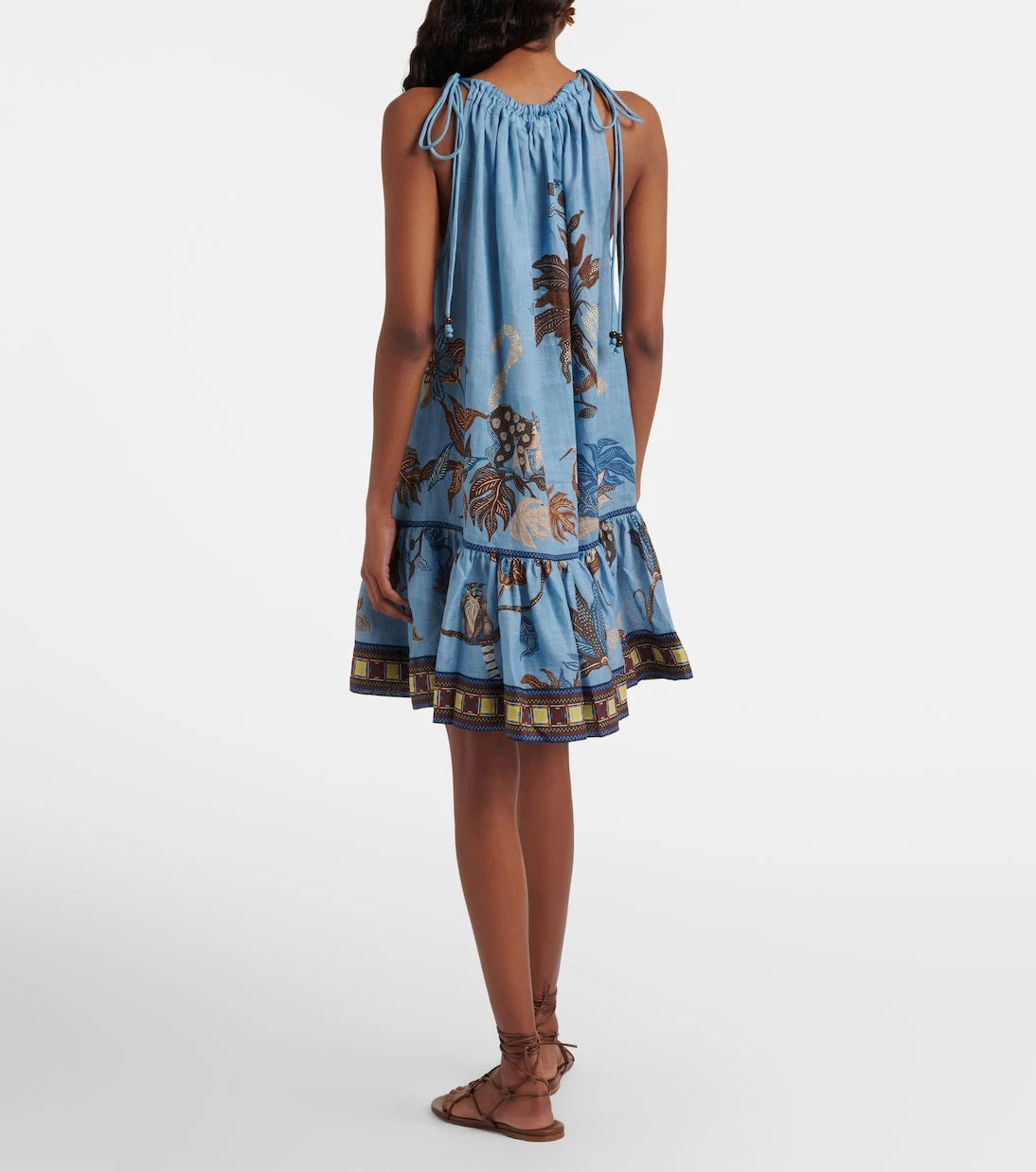 Alémais - Georgie printed ramie minidress