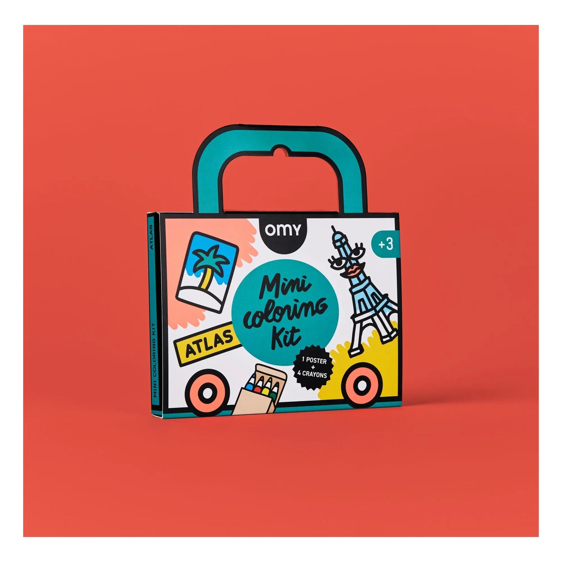 Omy - Atlas mini coloring kit