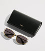 Max Mara Black Metal Cat-Eye Sunglasses